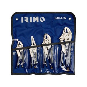 Irimo 648‑4‑W – Juego de caimanes (mordazas de presión) 4P